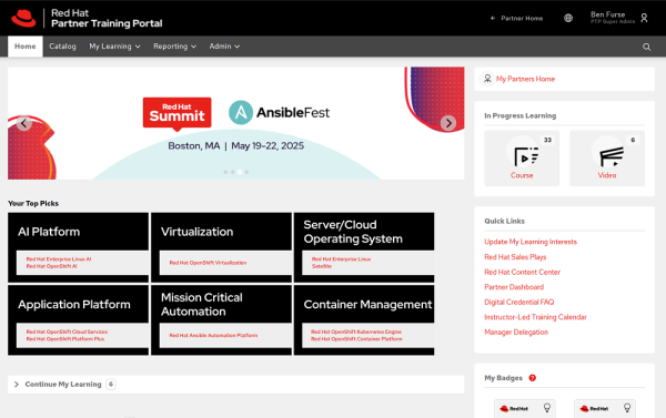 LMS portal showing multi-tenancy capability