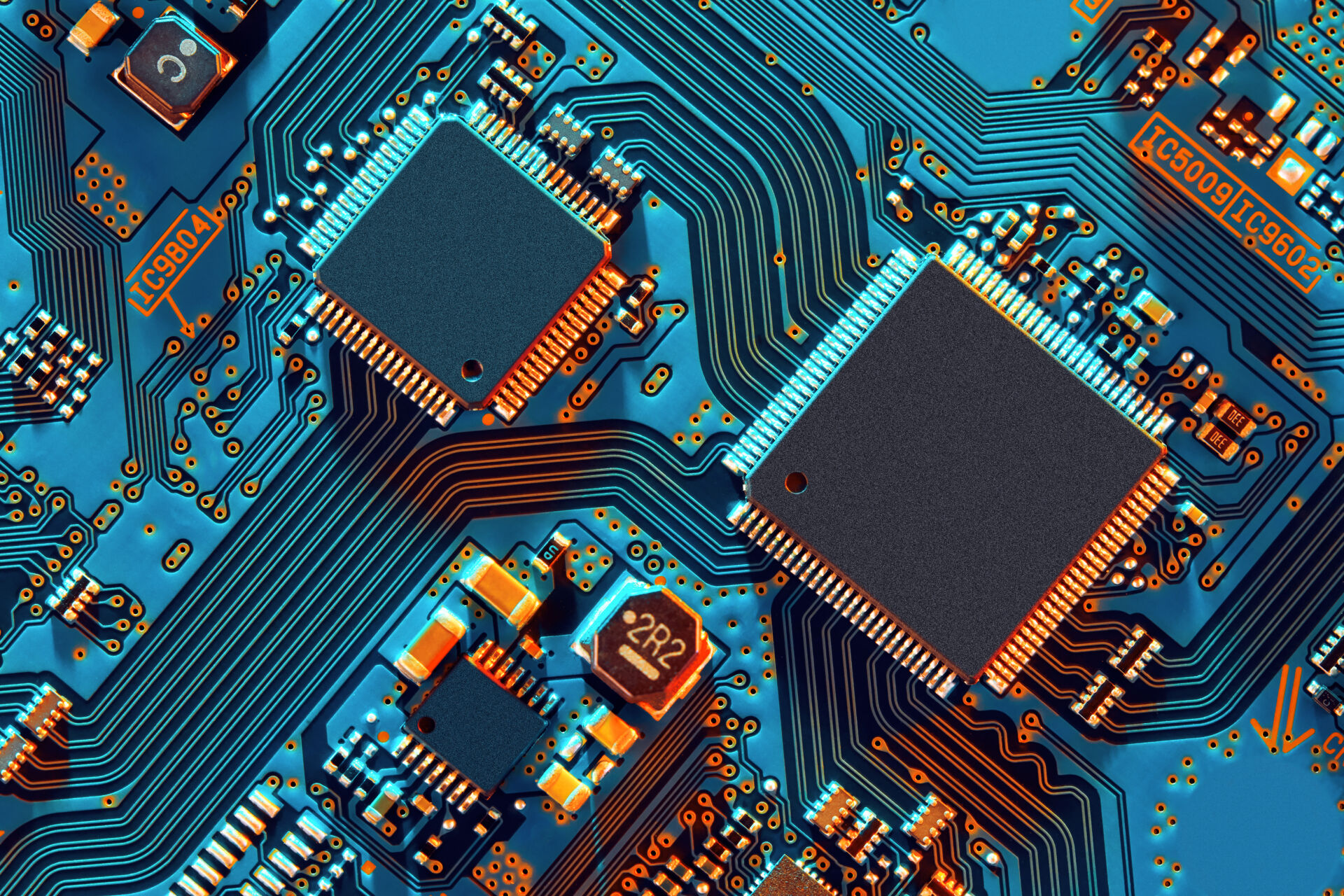 Electronic circuit board close up. Semiconductor Poised for 2025 Recovery: Is Your Workforce Ready?